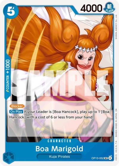 Boa Marigold OP13-052 Carrying On His Will Card