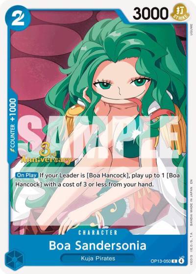Boa Sandersonia OP13-050 Carrying On His Will: 3rd Anniversary Tournament Cards Card
