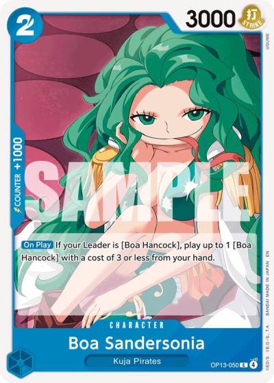 Boa Sandersonia OP13-050 Carrying On His Will Card