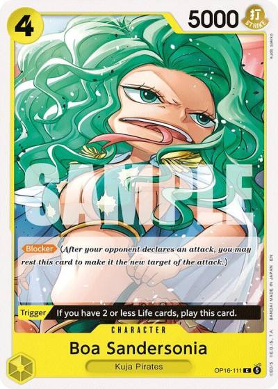 Boa Sandersonia OP16-111 The Time of Battle Card