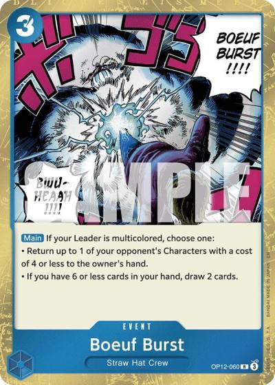 Boeuf Burst OP12-060 Legacy of the Master Card