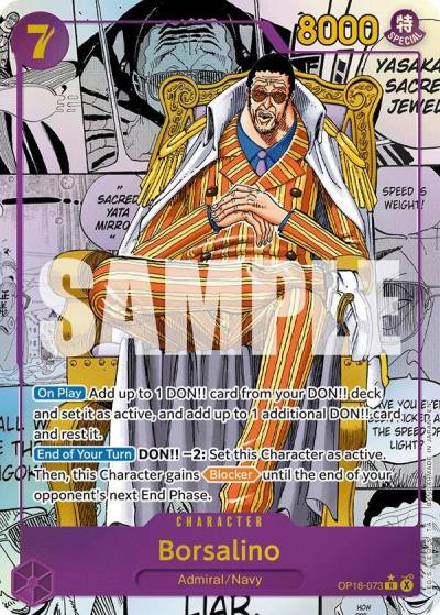 Borsalino (Manga) OP16-073 The Time of Battle Card