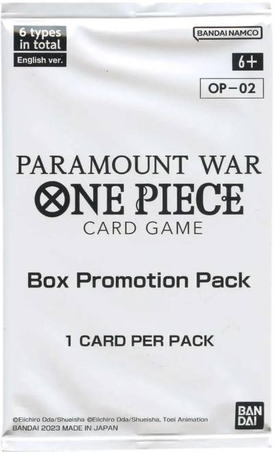 Box Promotion Pack Paramount War Card