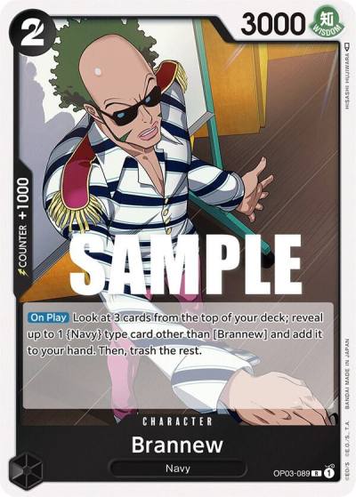 Brannew OP03-089 Pillars of Strength Card