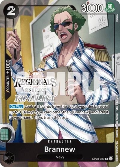 Brannew (Online Regional 2024) [Finalist] OP03-089 One Piece Promotion Cards Card