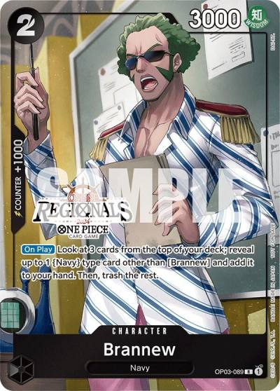 Brannew (Online Regional 2024) [Participant] OP03-089 One Piece Promotion Cards Card