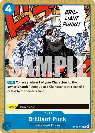 Brilliant Punk OP13-059 Carrying On His Will Card