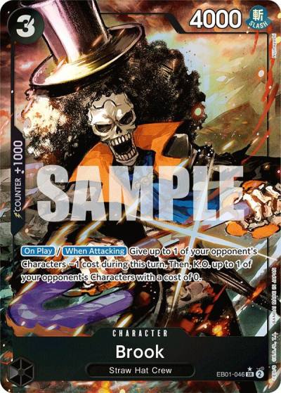Brook (046) (Alternate Art) EB01-046 Extra Booster: Memorial Collection Card