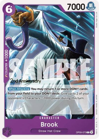 Brook (073) OP09-073 Emperors in the New World: 2nd Anniversary Tournament Cards Card
