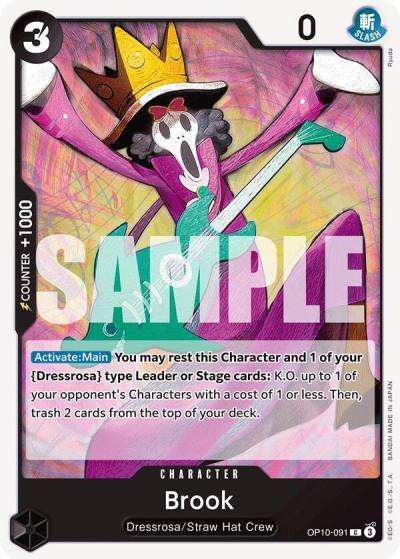 Brook (091) OP10-091 Royal Blood Card