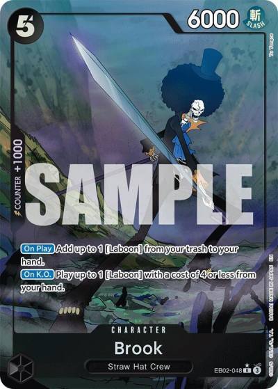 Brook (Alternate Art) EB02-048 Extra Booster: Anime 25th Collection Card