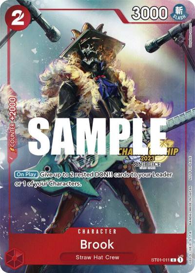 Brook (CS 2023 Celebration Pack) ST01-011 One Piece Promotion Cards Card
