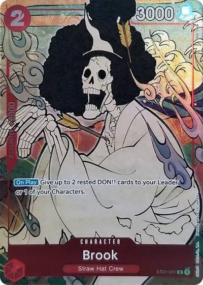 Brook (English Version 1st Anniversary Set) ST01-011 One Piece Promotion Cards Card