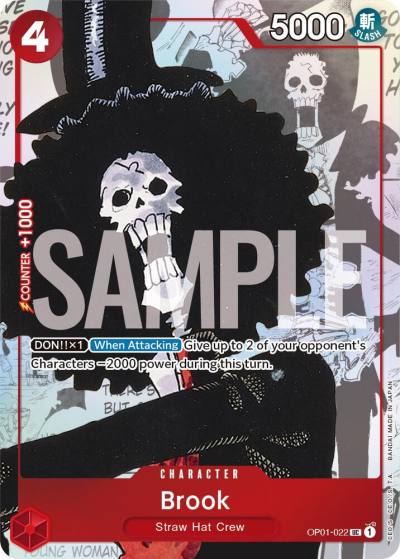 Brook - OP01-022 (Alternate Art) OP01-022 One Piece Promotion Cards Card