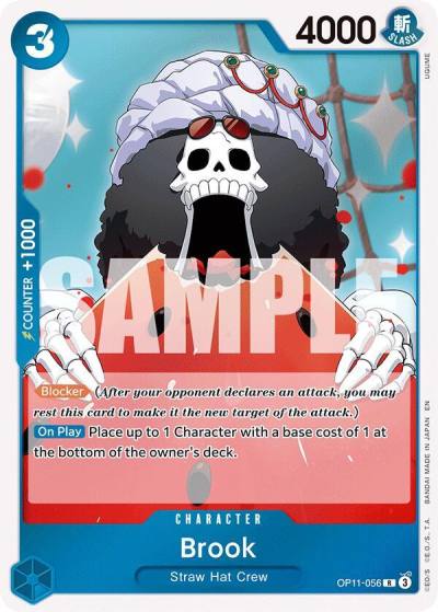 Brook OP11-056 A Fist of Divine Speed Card