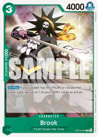 Brook OP13-034 Carrying On His Will Card