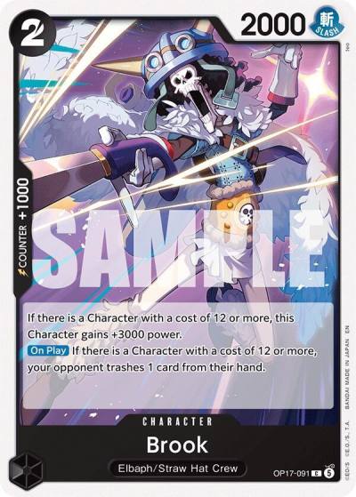 Brook OP17-091 The World's Strongest Warriors Card