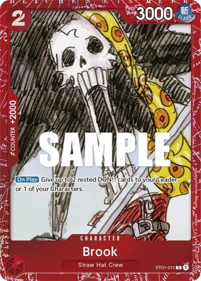 Brook (Premium Card Collection -ONE PIECE FILM RED Edition-) ST01-011 One Piece Promotion Cards Card