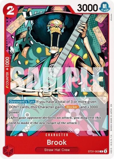 Brook ST31-003 Starter Deck 31: RED Monkey.D.Luffy Card