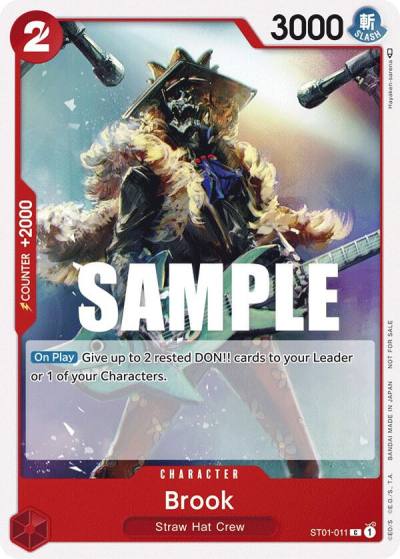 Brook (Tournament Pack Vol. 4) ST01-011 One Piece Promotion Cards Card