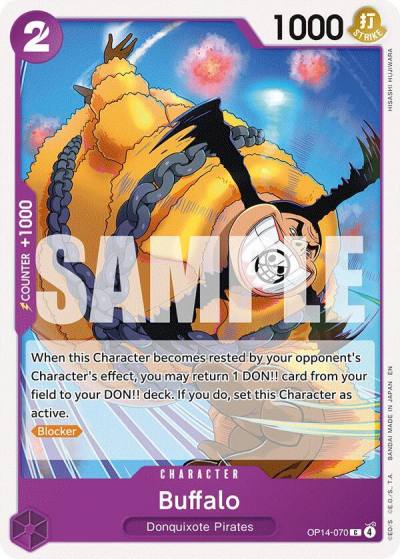 Buffalo OP14-070 The Azure Sea's Seven Card