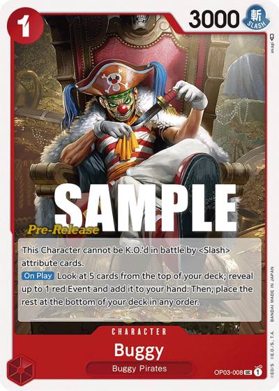 Buggy (008) OP03-008 Pillars of Strength Pre-Release Cards Card