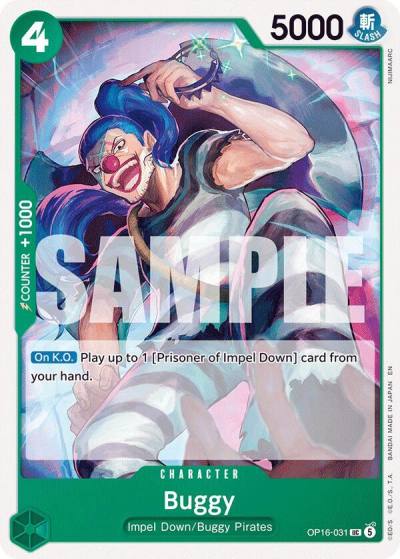 Buggy (031) OP16-031 The Time of Battle Card