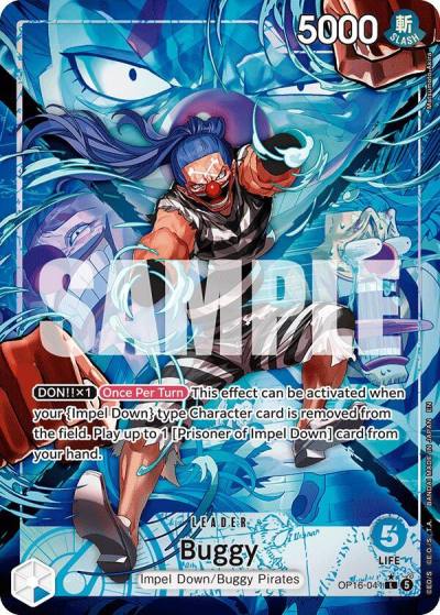 Buggy (041) (Alternate Art) OP16-041 The Time of Battle Card