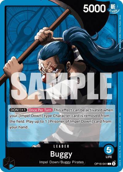 Buggy (041) OP16-041 The Time of Battle Card