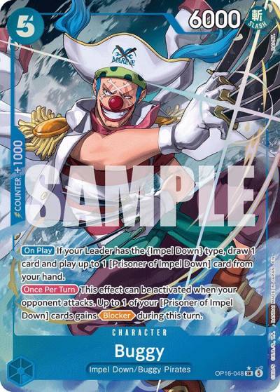 Buggy (048) (Alternate Art) OP16-048 The Time of Battle Card