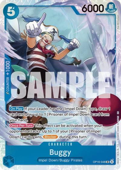 Buggy (048) OP16-048 The Time of Battle Card
