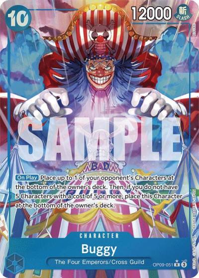 Buggy (051) (Alternate Art) OP09-051 Emperors in the New World Card