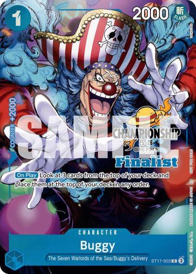 Buggy (CS 25-26 Finalist Card Set 1) ST17-003 One Piece Promotion Cards Card