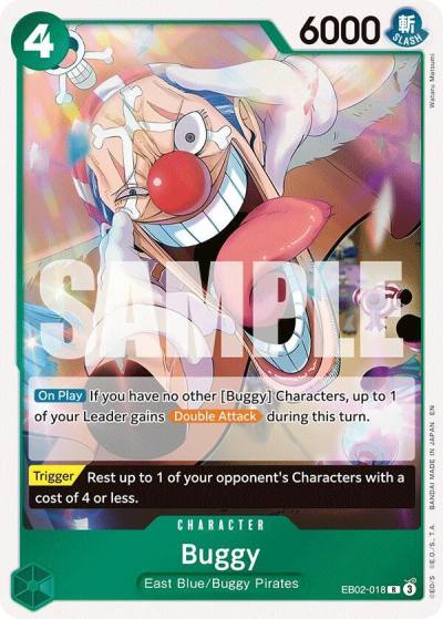 Buggy EB02-018 Extra Booster: Anime 25th Collection Card
