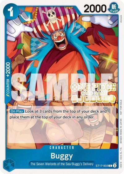 Buggy (Judge Pack Vol. 5) ST17-003 One Piece Promotion Cards Card
