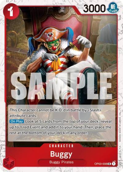 Buggy - OP03-008 (Pirate Foil) OP03-008 Premium Booster -The Best- Vol. 2 Card