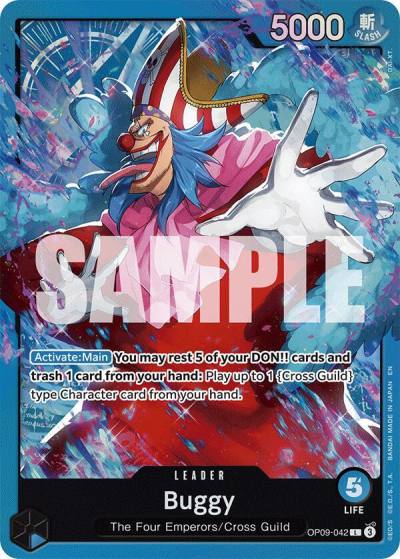Buggy (OP09-042) OP09-042 Starter Deck 25: BLUE Buggy Card