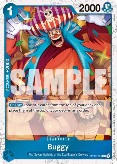Buggy - ST17-003 (Pirate Foil) ST17-003 Premium Booster -The Best- Vol. 2 Card