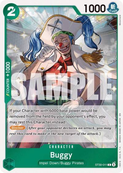 Buggy ST30-011 Starter Deck EX: Luffy & Ace Card