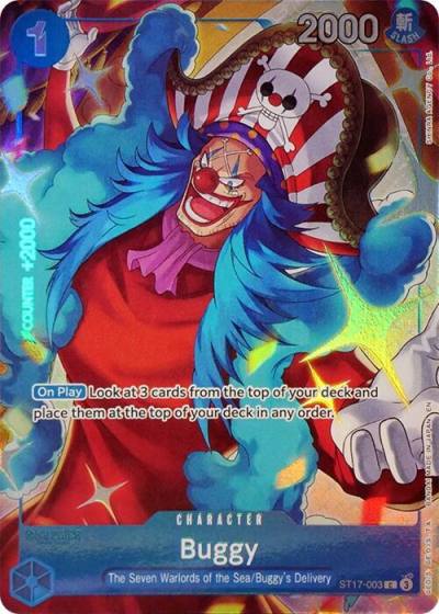 Buggy (Seven Warlords of the Sea Binder Set) ST17-003 One Piece Promotion Cards Card