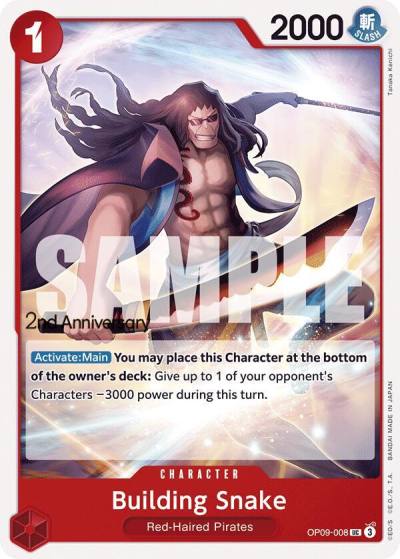 Building Snake OP09-008 Emperors in the New World: 2nd Anniversary Tournament Cards Card