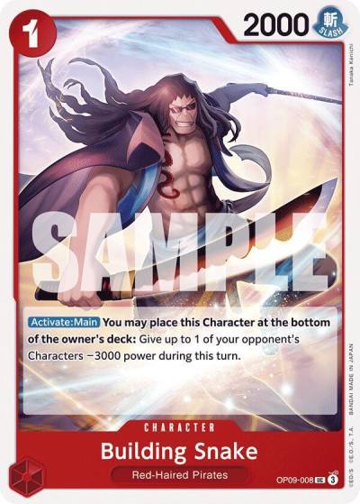 Building Snake OP09-008 Emperors in the New World Card