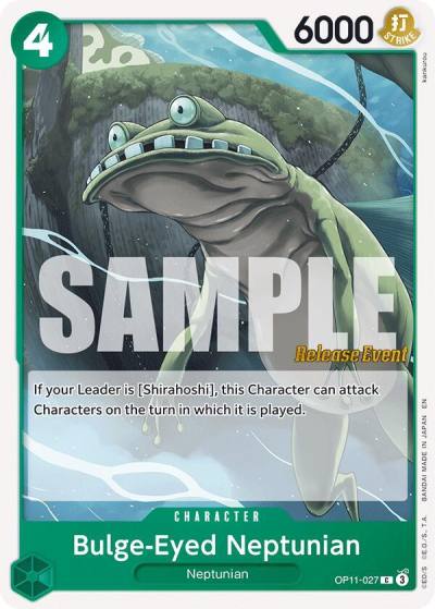 Bulge-Eyed Neptunian OP11-027 A Fist of Divine Speed Release Event Cards Card