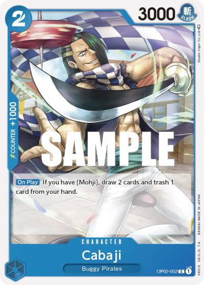 Cabaji OP02-052 Paramount War Card