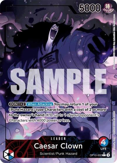 Caesar Clown (002) (Parallel) OP10-002 Royal Blood Card