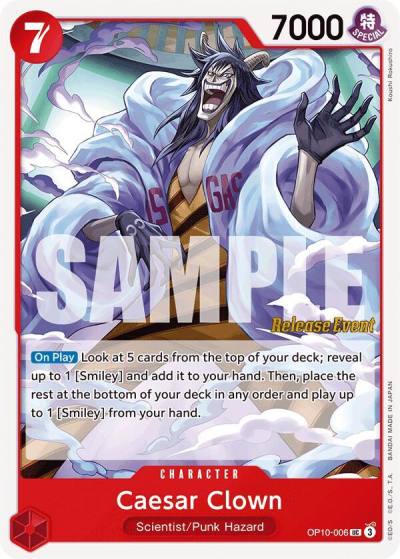 Caesar Clown (006) OP10-006 Royal Blood Release Event Cards Card