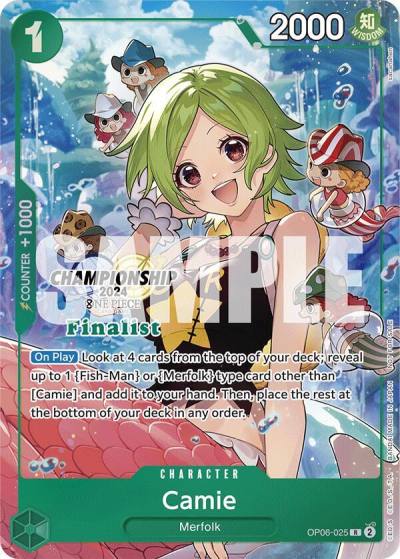 Camie (Championship 2024 Finalist Card Set) OP06-025 One Piece Promotion Cards Card