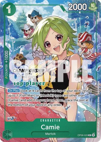 Camie (Championship 2024 Top Player Pack) OP06-025 One Piece Promotion Cards Card