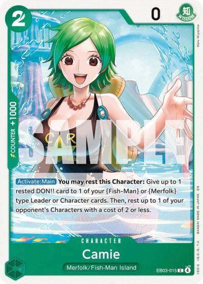Camie EB03-015 Extra Booster: One Piece Heroines Edition Card