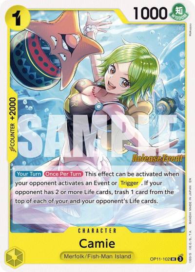 Camie OP11-102 A Fist of Divine Speed Release Event Cards Card